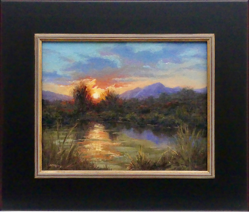 Evening Reflection 11x14 $650 at Hunter Wolff Gallery